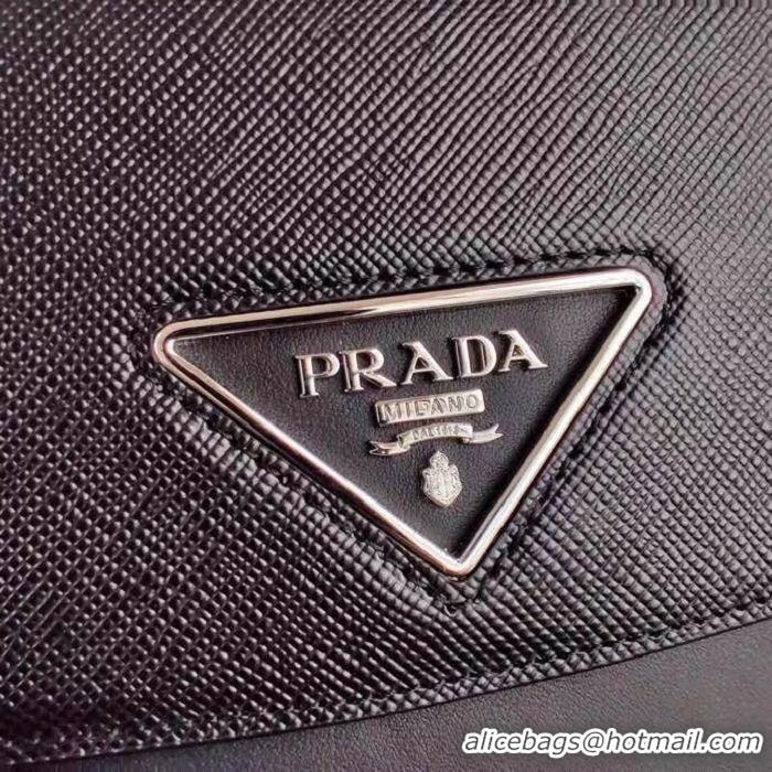 Grade Design Prada Saffiano leather mini shoulder bag 2BD249 black