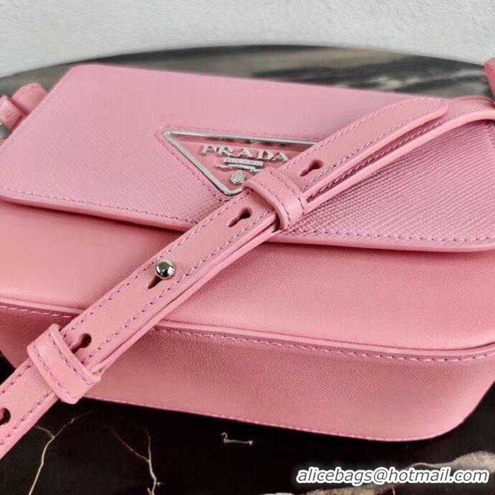 Cheapest Prada Saffiano leather mini shoulder bag 2BD249 pink