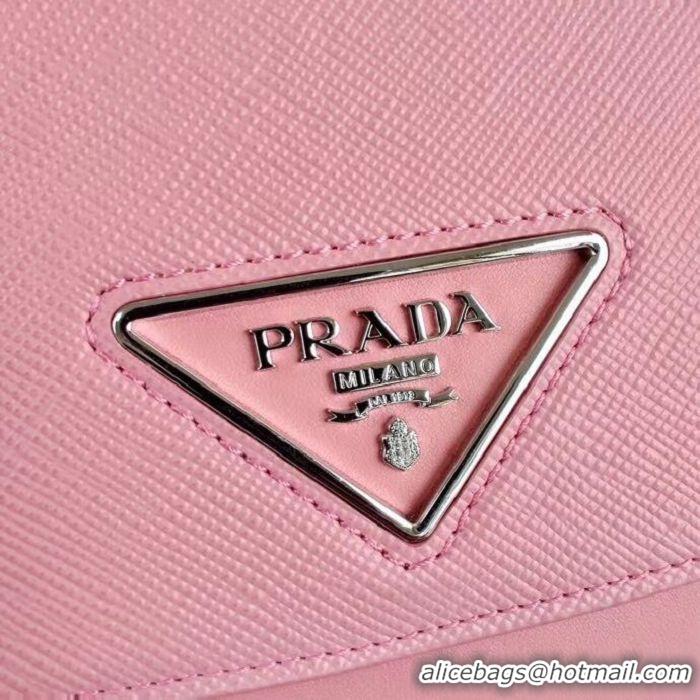 Cheapest Prada Saffiano leather mini shoulder bag 2BD249 pink