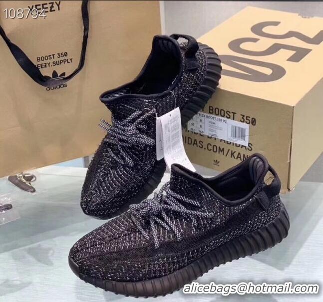 Promotional Adidas Yeezy Boost 350 V2 Static Sneakers A51505 Black/Grey 2019