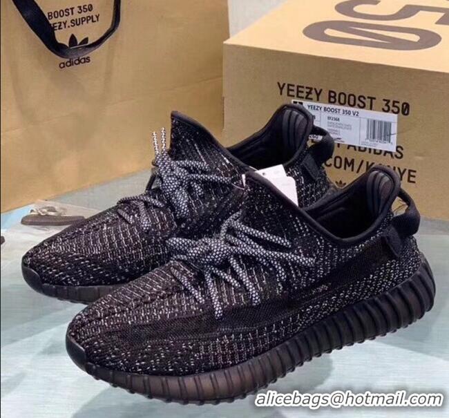 Promotional Adidas Yeezy Boost 350 V2 Static Sneakers A51505 Black/Grey 2019