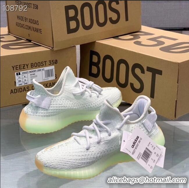 Good Taste Adidas Yeezy Boost 350 V2 Static Sneakers A51506 Green/White/Yellow 2019