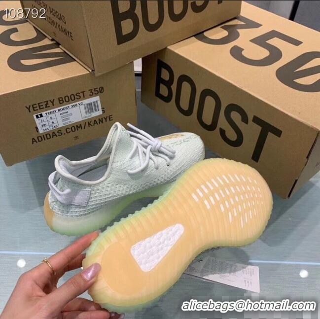 Good Taste Adidas Yeezy Boost 350 V2 Static Sneakers A51506 Green/White/Yellow 2019