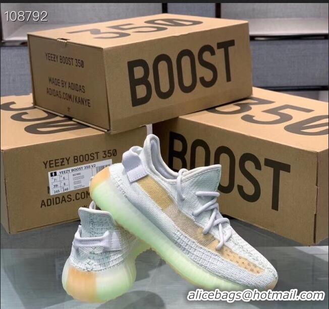 Good Taste Adidas Yeezy Boost 350 V2 Static Sneakers A51506 Green/White/Yellow 2019