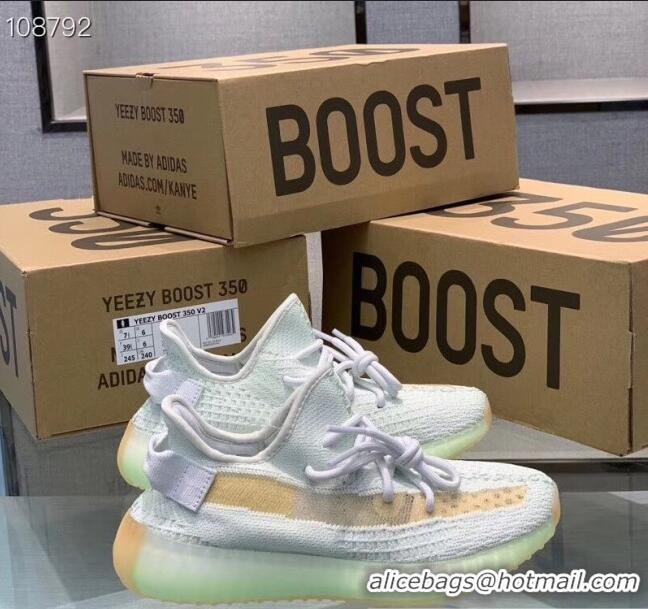 Good Taste Adidas Yeezy Boost 350 V2 Static Sneakers A51506 Green/White/Yellow 2019