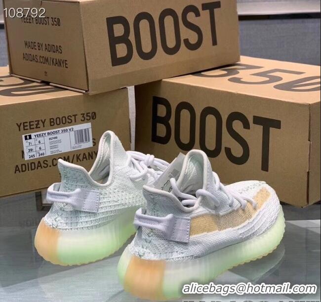 Good Taste Adidas Yeezy Boost 350 V2 Static Sneakers A51506 Green/White/Yellow 2019