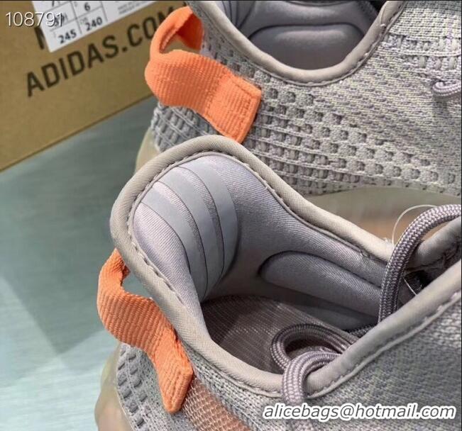 Cheapest Adidas Yeezy Boost 350 V2 Static Sneakers A51507 Grey/Orange Pink 2019