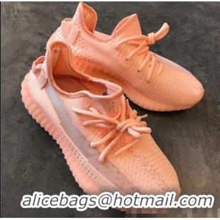 Pretty Style Adidas Yeezy Boost 350 V2 Static Sneakers A51510 Orange Pink 2019