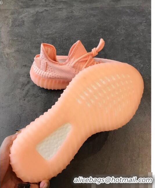 Pretty Style Adidas Yeezy Boost 350 V2 Static Sneakers A51510 Orange Pink 2019