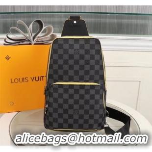 Discount Louis Vuitton Damier Graphite canvas AVENUE SLING BAG N42424