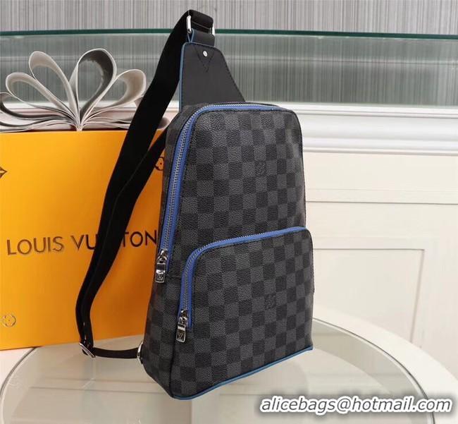 Good Quality Louis Vuitton Damier Graphite Canvas AVENUE SLING BAG N42424