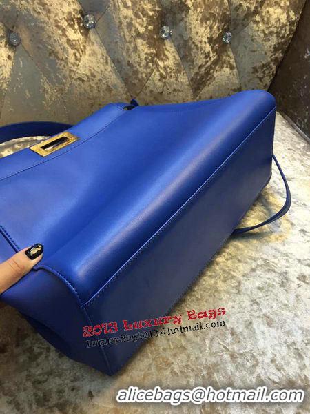 Top Design Fendi Peekaboo Bag Calfskin Leather 30340 Blue