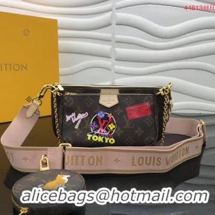 Affordable Price Louis Vuitton Original Monogram Canvas M44813 pink