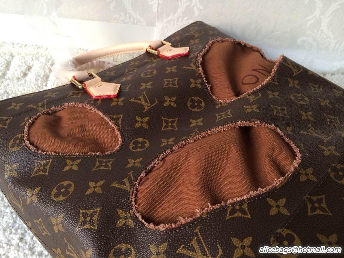 Discount Louis Vuitton Original Leather Monogram canvas BAG WITH HOLES REI KAWAKUBO M40279