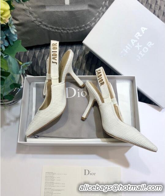 Reasonable Price Dior J'Adior x Chiara Pumps 95mm CD2121 White 2020