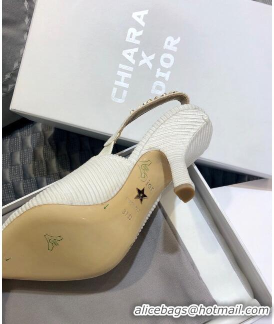 Reasonable Price Dior J'Adior x Chiara Pumps 95mm CD2121 White 2020