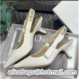 Luxury Discount Dior J'Adior x Chiara Pumps 65mm C72122 White 2020