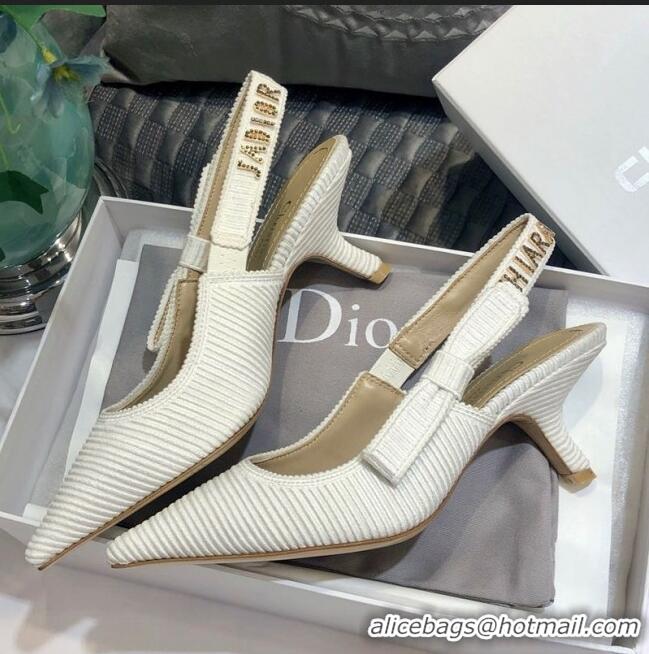 Luxury Discount Dior J'Adior x Chiara Pumps 65mm C72122 White 2020