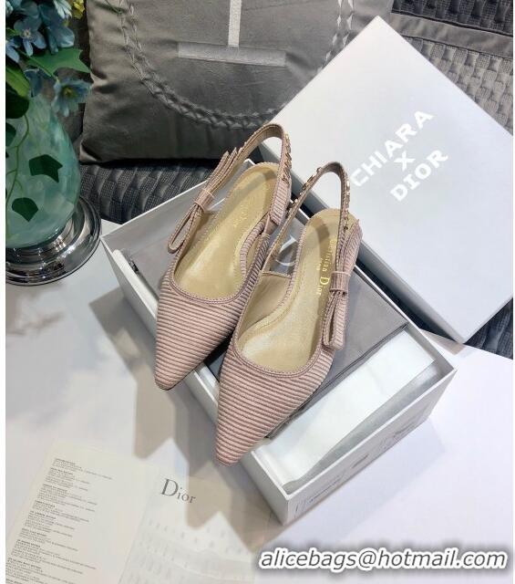 Good Product Dior J'Adior x Chiara Flat Slingback Ballerinas D72126 Pink 2020