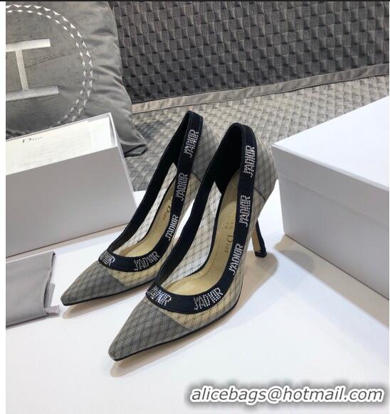 Good Product Dior J'Adior Crystal Pumps 95MM D72133 Grey 2020