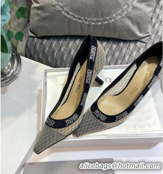 Good Quality Dior J'Adior Crystal Pumps 65MM D72134 Grey 2020