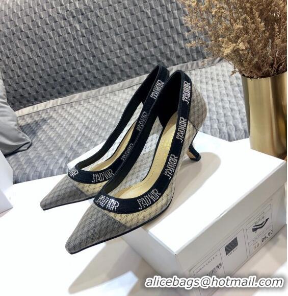 Good Quality Dior J'Adior Crystal Pumps 65MM D72134 Grey 2020