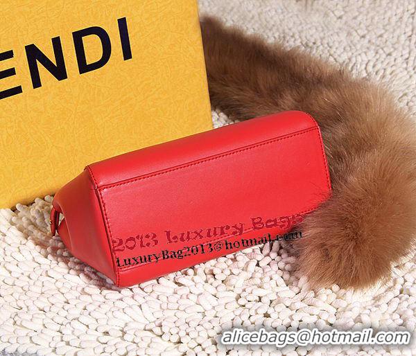 Top Grade Fendi Peekaboo Bag Smooth Leather FD6035 Red