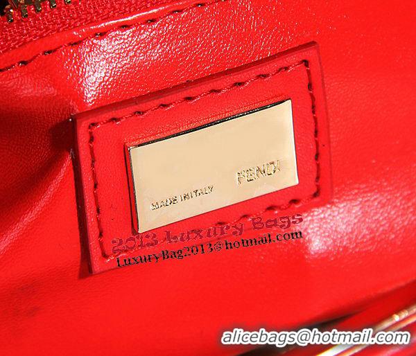 Top Grade Fendi Peekaboo Bag Smooth Leather FD6035 Red