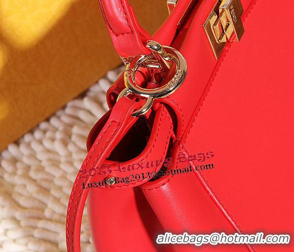 Top Grade Fendi Peekaboo Bag Smooth Leather FD6035 Red