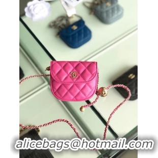 Good Taste Chanel Sheepskin Original Leather Pocket AP1461 rose