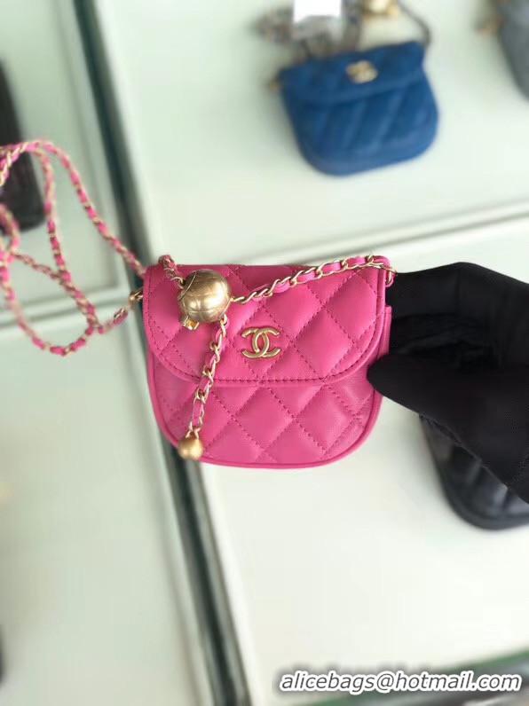 Good Taste Chanel Sheepskin Original Leather Pocket AP1461 rose