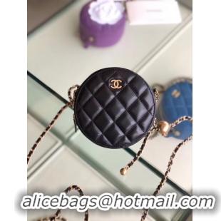 Discount Chanel Original mini Sheepskin bag AS1449 black