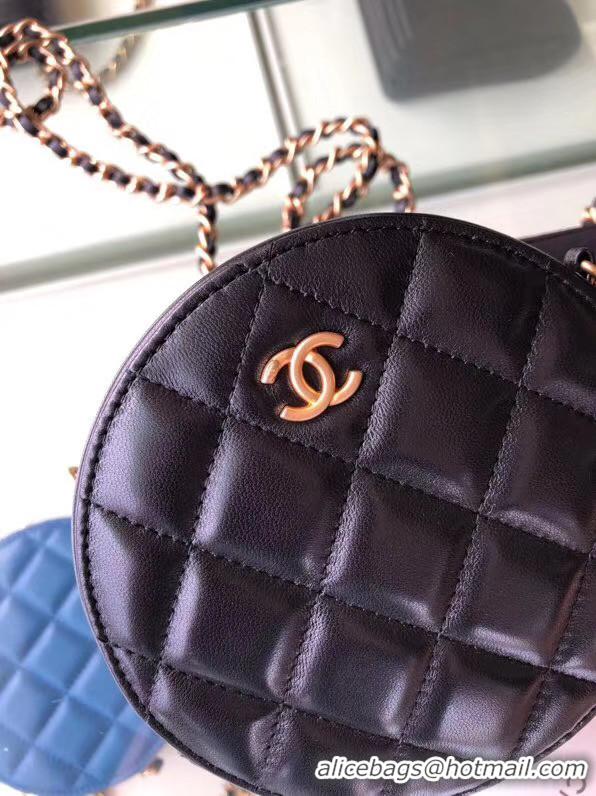 Discount Chanel Original mini Sheepskin bag AS1449 black