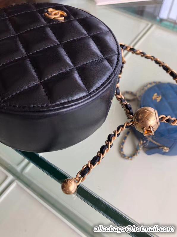 Discount Chanel Original mini Sheepskin bag AS1449 black