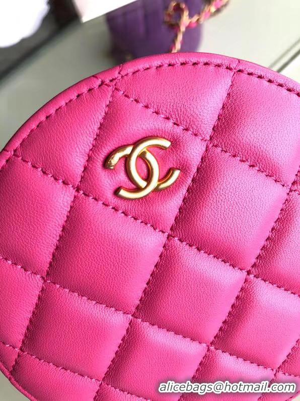 Grade Chanel Original mini Sheepskin bag AS1449 rose