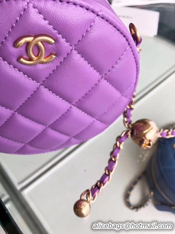 Best Price Chanel Original mini Sheepskin bag AS1449 Lavender