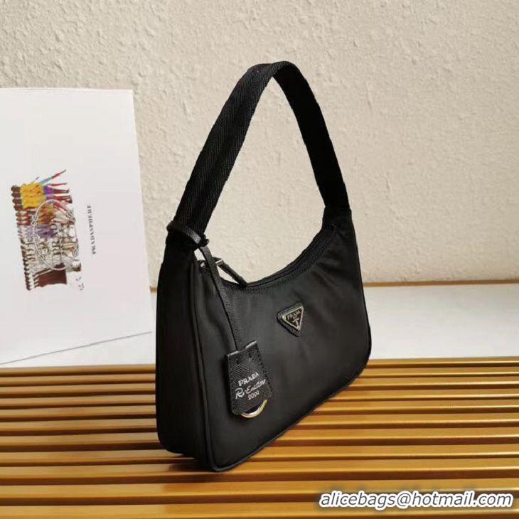 Spot Bulk Prada Top Quality Nylon Shoulder Bag BR4895 Black