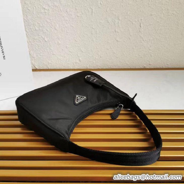 Spot Bulk Prada Top Quality Nylon Shoulder Bag BR4895 Black