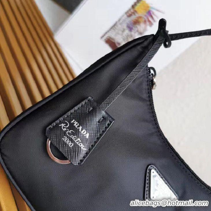 Spot Bulk Prada Top Quality Nylon Shoulder Bag BR4895 Black