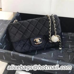 Perfect Chanel Original Small velvet flap bag AS1792 black