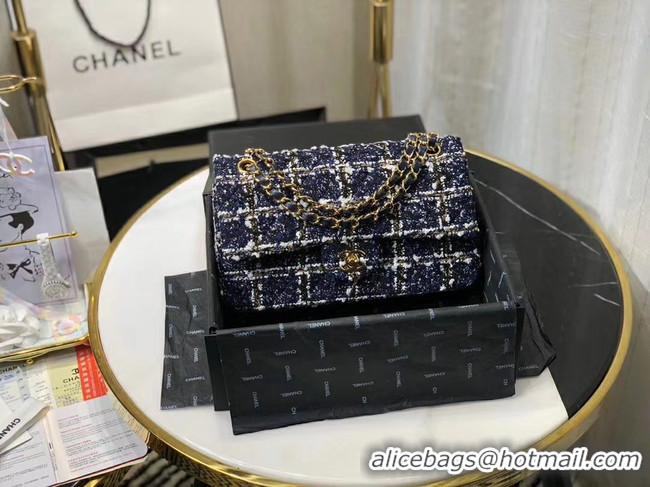 Expensive Chanel Twill soft A01112 royal blue