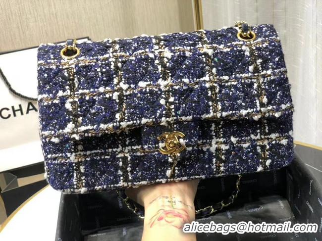 Expensive Chanel Twill soft A01112 royal blue