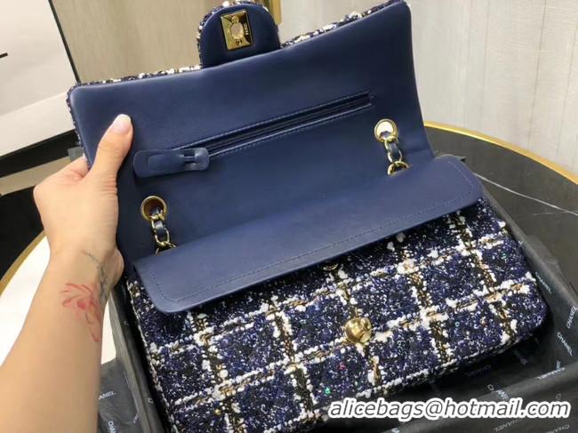 Expensive Chanel Twill soft A01112 royal blue