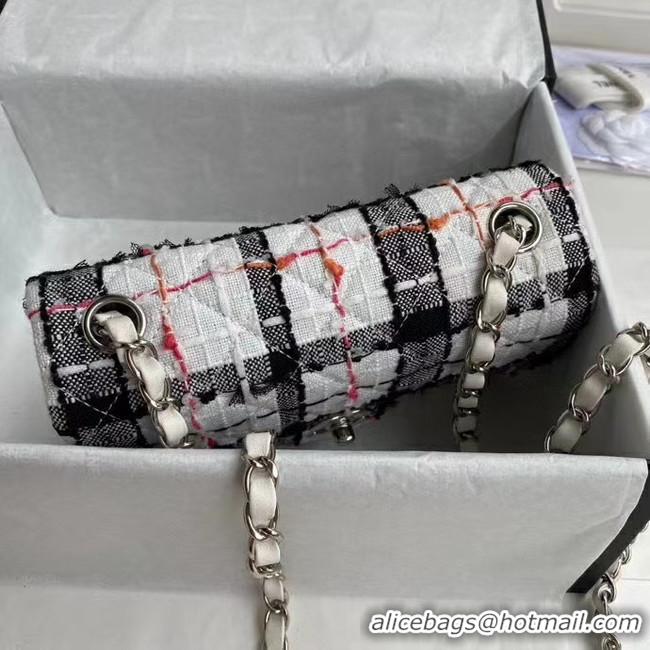 Modern Chanel Original mini flap bag A69900 White black pink orange