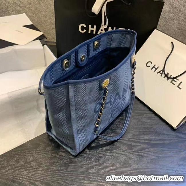 Sumptuous Chanel Large Shoulder Bag A67001 blue