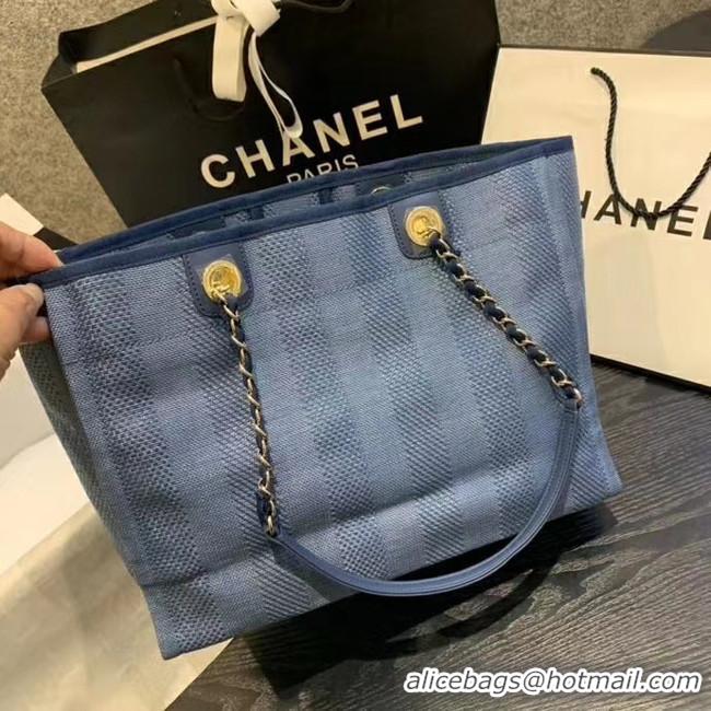 Sumptuous Chanel Large Shoulder Bag A67001 blue