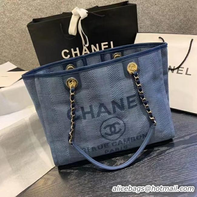 Sumptuous Chanel Large Shoulder Bag A67001 blue