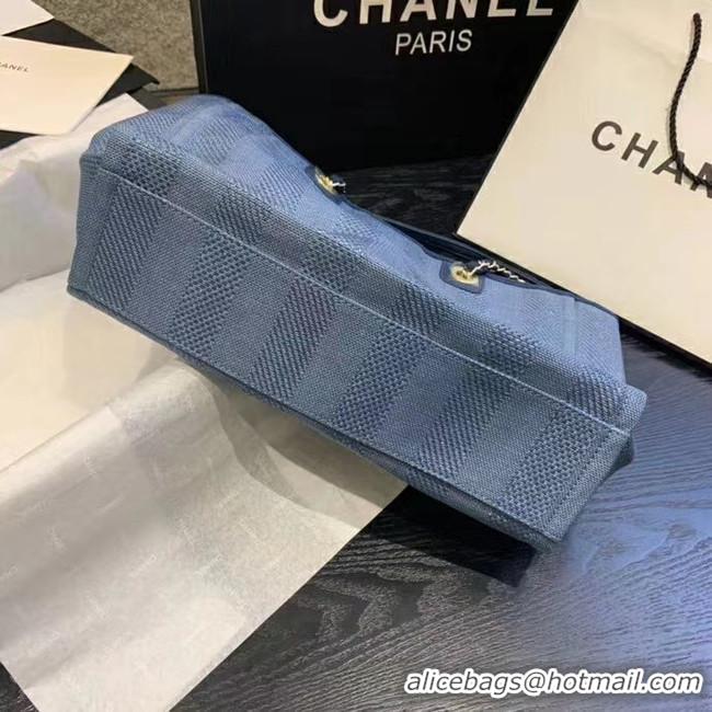 Sumptuous Chanel Large Shoulder Bag A67001 blue