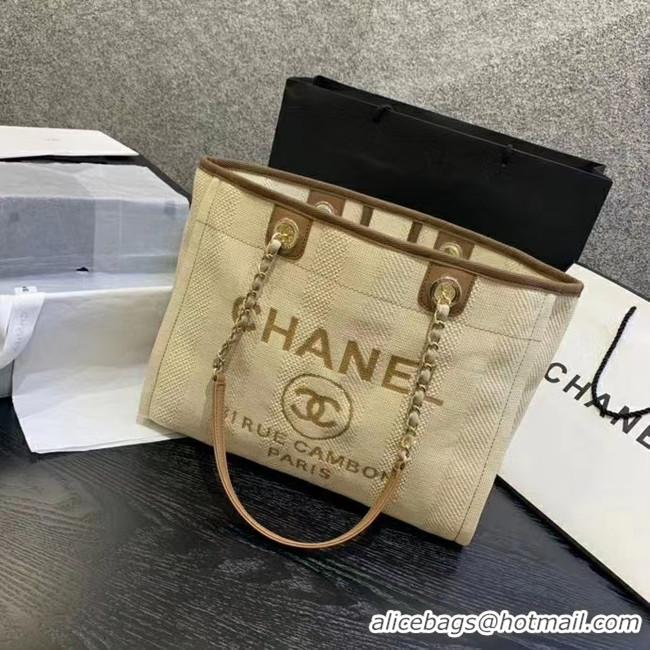 Best Grade Chanel Large Shoulder Bag A67001 Cream