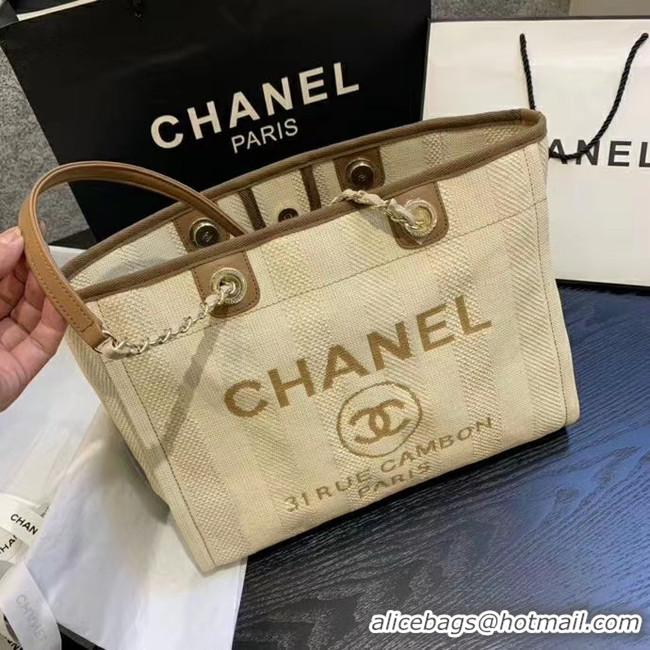 Best Grade Chanel Large Shoulder Bag A67001 Cream